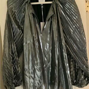 Johnny Was Silver Blouse